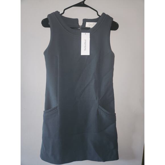Goat Jane graphite mini dress pockets US 4 - Picture 1 of 3